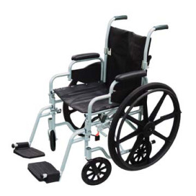 Poly Fly Convertible Transport Chair - Standard Wheelchair