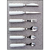 SOUP SPOON BLUE GRIP