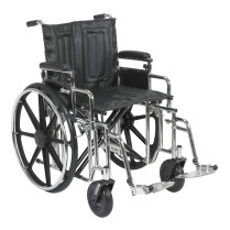 Sentra Extra Heavy Duty Wheelchair with Various Arm Styles and Front Rigging Options